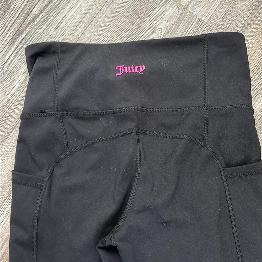 🌸Juicy Couture Black Streamlined Leggings - Picture 3 of 4